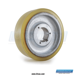 Washex / Challenge Basket Drive Wheel w/ Tapered Bore - 10 In x 3 in [7160100] - Front View
