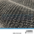 Close-up of the center mesh on the Coronet Royal Blue wax and clean cloth for commercial flatwork ironers, showing the textured cleaning surface, SKU 440HORC.