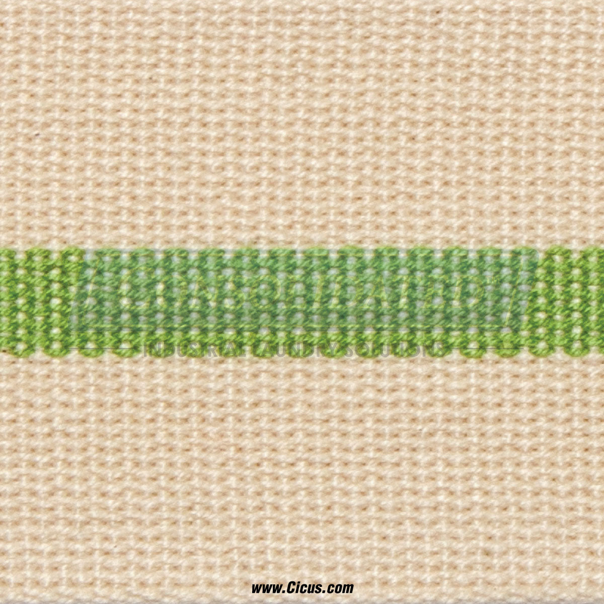 2" Wide Green Striper Marker Cotton Belt Roll [15850-6059-2]