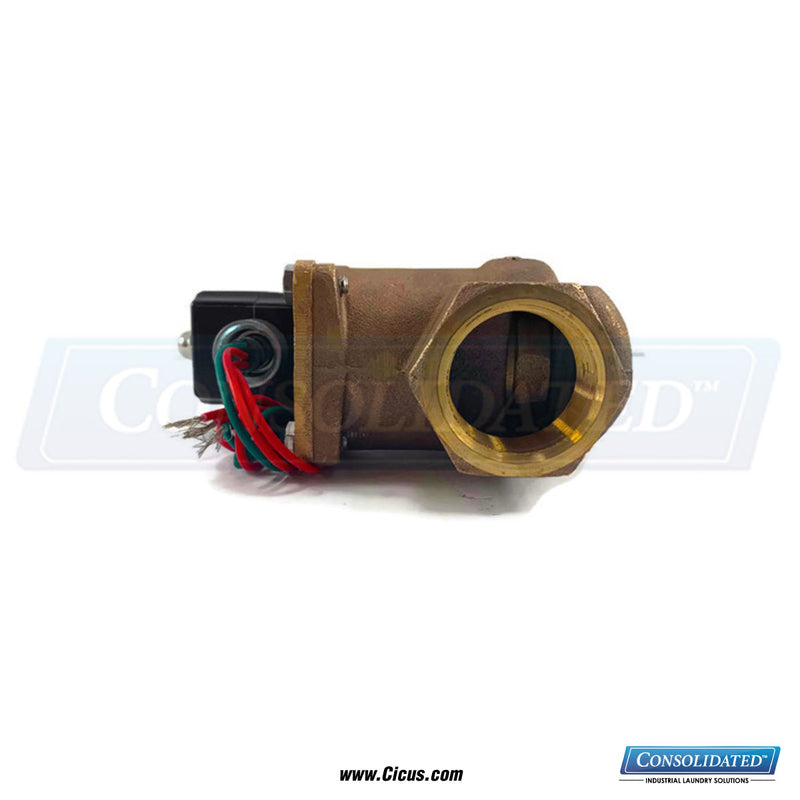 Milnor Compatible Valve, Hays 1.25 inch, side angle, SKU 96P151A71
